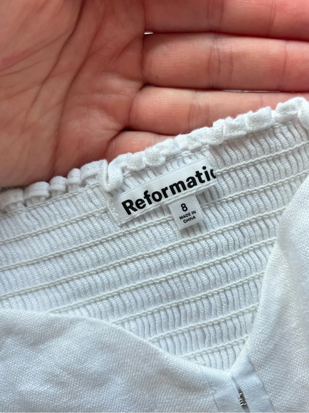 Reformation white top